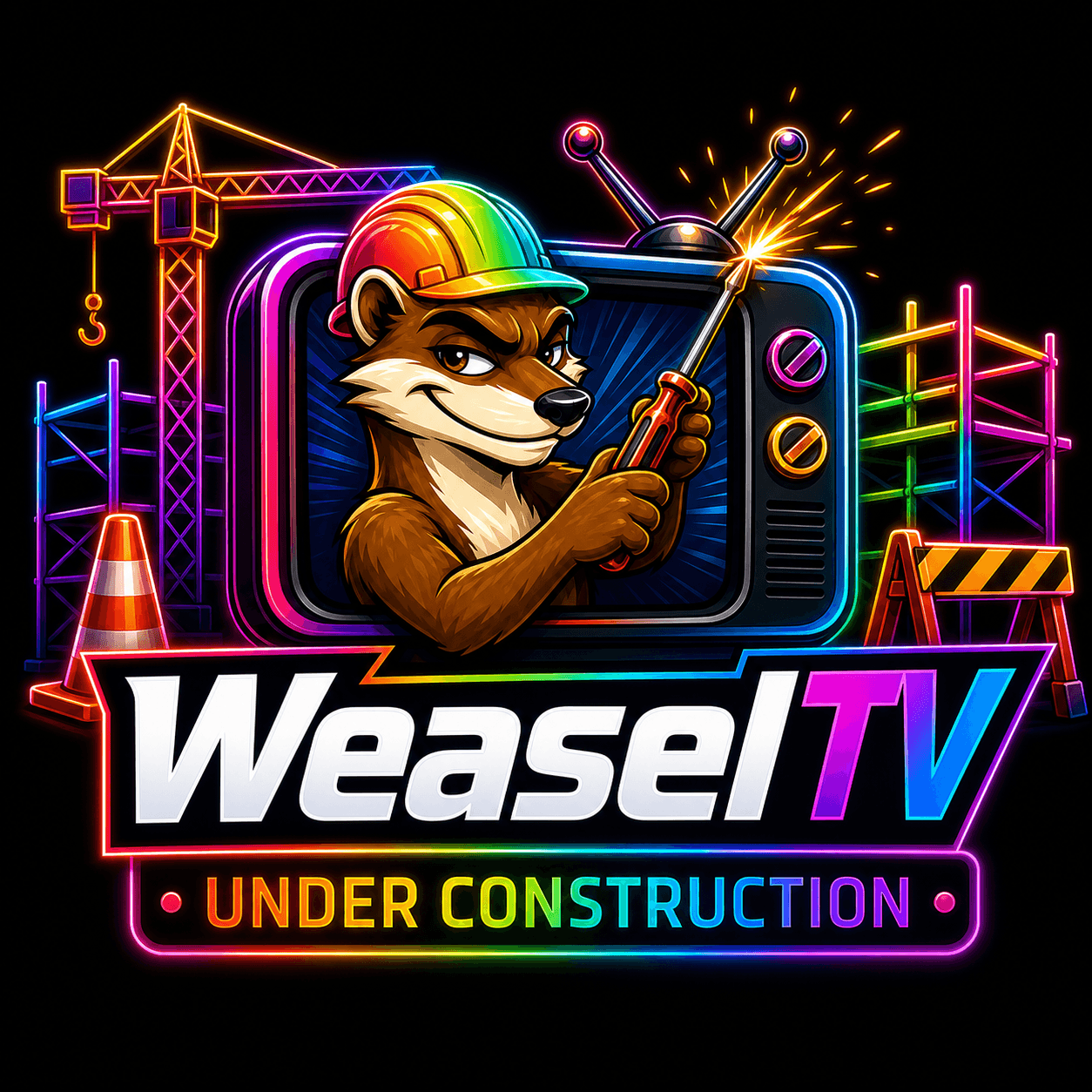 WeaselTV under construction signal crew